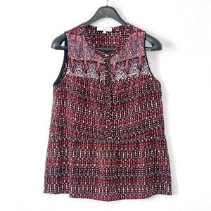 SANDRO Paris 100% Silk Tank Top
